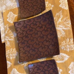 Candle holder plates